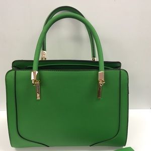 Handbag with matching wallet